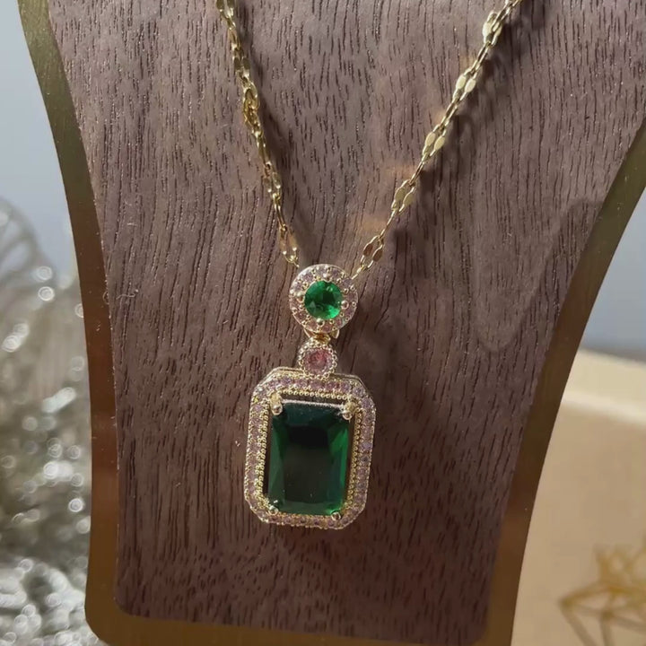 Luxury Zircon Crystal Pendant Necklaces For Women